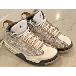 Nike Air Jordan Dub Zero Sneaker Shoes Youth 7y White Cool Gray DV1360-107